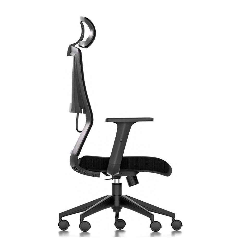 Cadeira Rise Mode Office 03, Até 100Kg, Braço 2D, Tela Mesh, Preto - RM-CO-03-BK - view 3