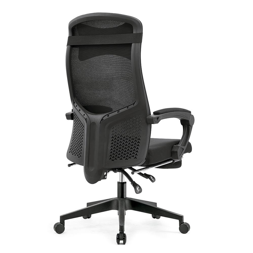 Cadeira Rise Mode Office 08, Até 100Kg, Ajustável, Nylon, Preto - RM-CO-08-BK - view 5