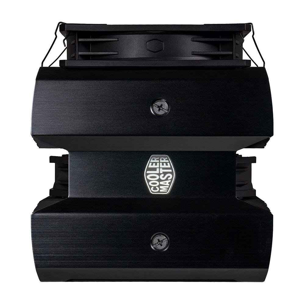 Imagem 10 de 12 do produto Air Cooler Cooler Master MasterAir MA824 Stealth, Intel-AMD, 120mm, Preto - MAM-D8PN-318PK-R1