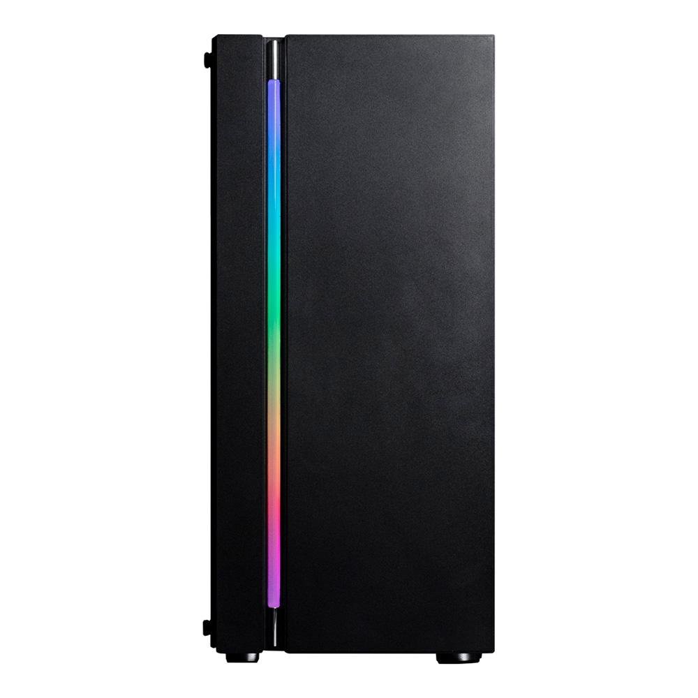 Imagem 3 de 5 do produto Gabinete Gamer Redragon BlackBird, Mid Tower, RGB, ATX, Lateral Vidro Temperado, Preto - GC-708BK
