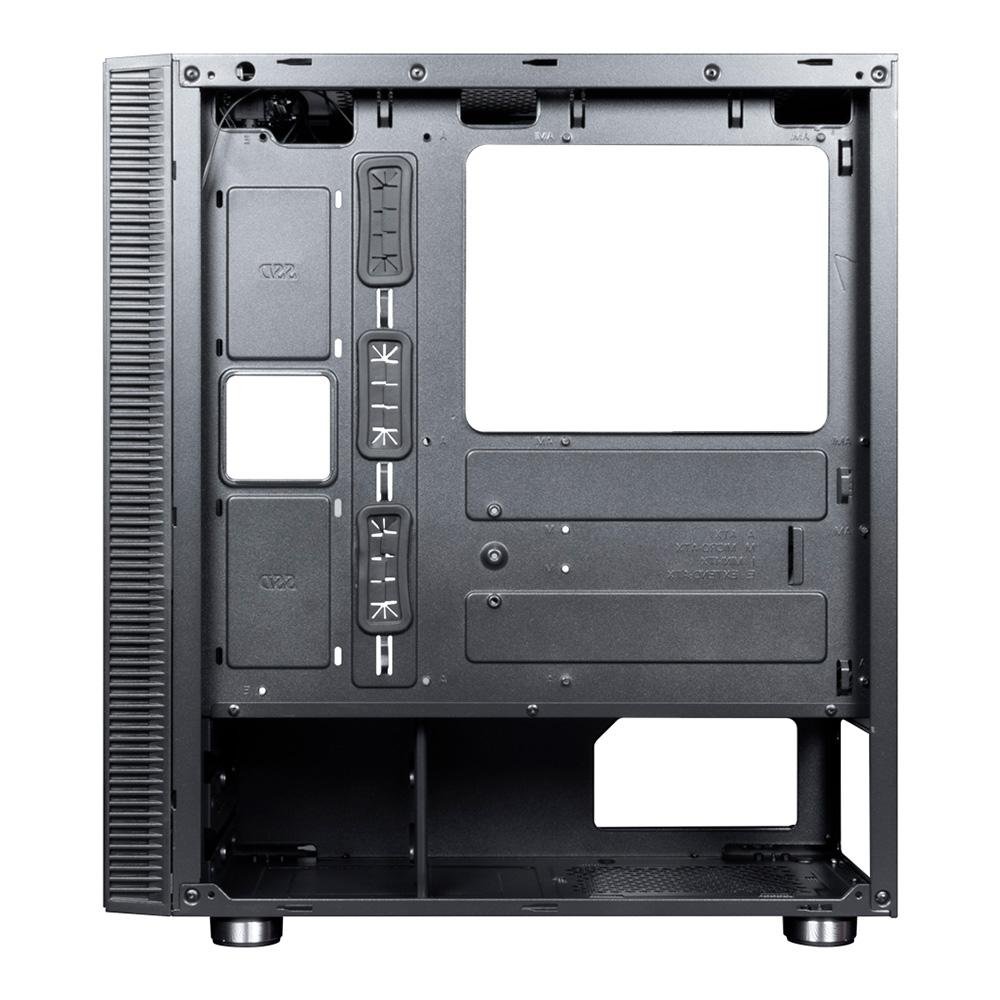 Imagem 5 de 5 do produto Gabinete Gamer Redragon BlackBird, Mid Tower, RGB, ATX, Lateral Vidro Temperado, Preto - GC-708BK