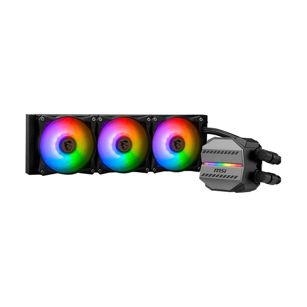 Imagem 4 de 5 do produto Water Cooler MSI MAG Coreliquid M360, ARGB, 360mm, AMD/Intel, Preto - MAG CORELIQUID M360