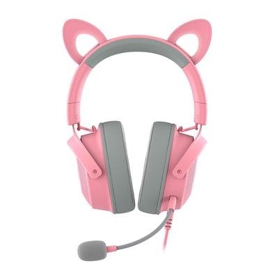 Razer Kraken Kitty V2 Pro クォーツエディション Headset Gamer Razer Kraken Kitty V2 Pro | KaBuM!