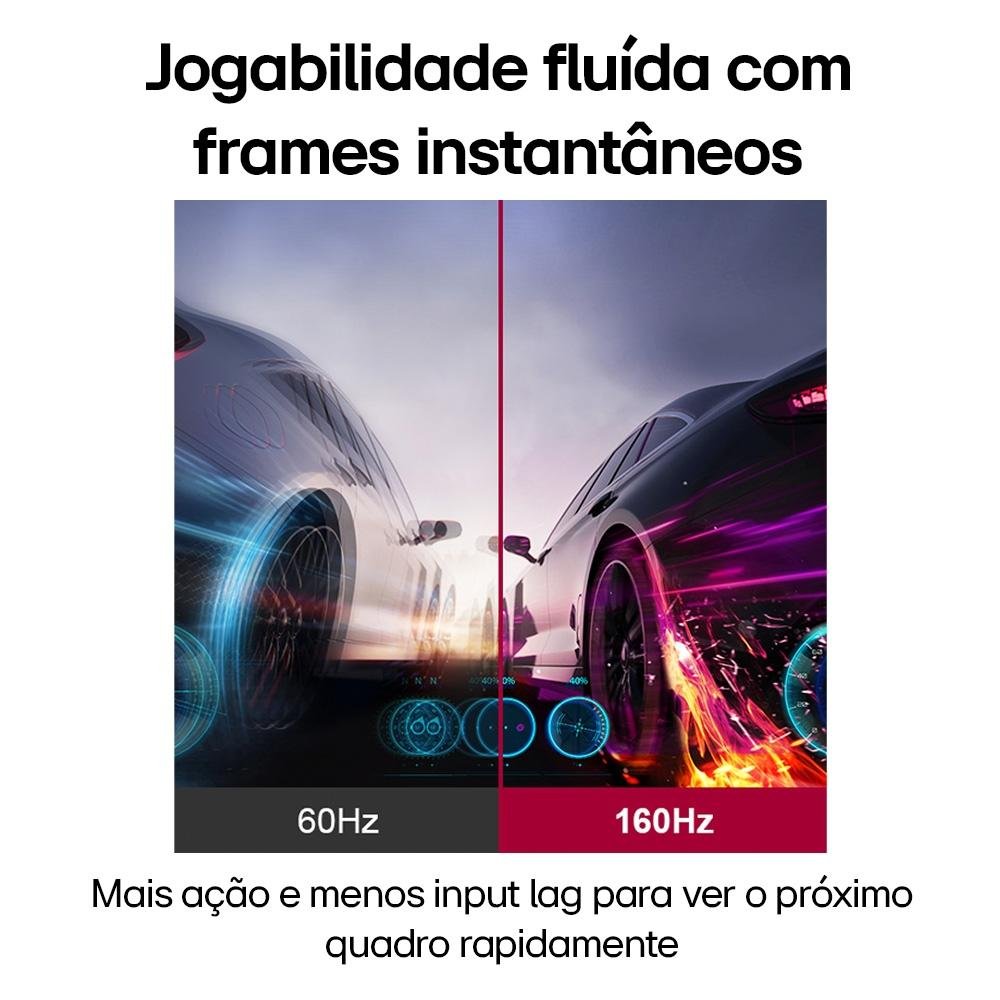 Monitor Gamer Curvo LG UltraGear 34", 2K WQHD, UltraWide, 160Hz, 1ms, FreeSync Premium, HDR10, Som Integrado - 34GP63A-B