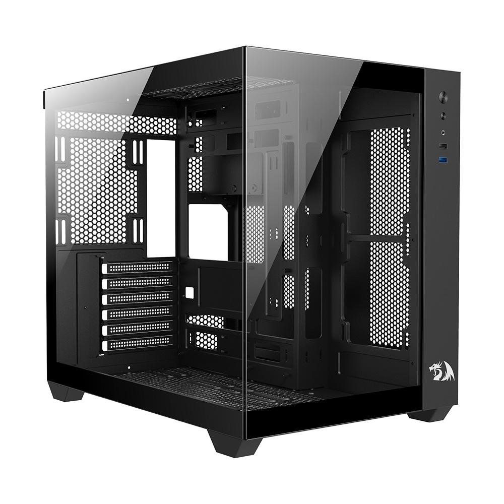 Gabinete Gamer Redragon Wideload Lite, Mid Tower, ATX, Lateral em Vidro Temperado, Preto - CA-604B - view 2