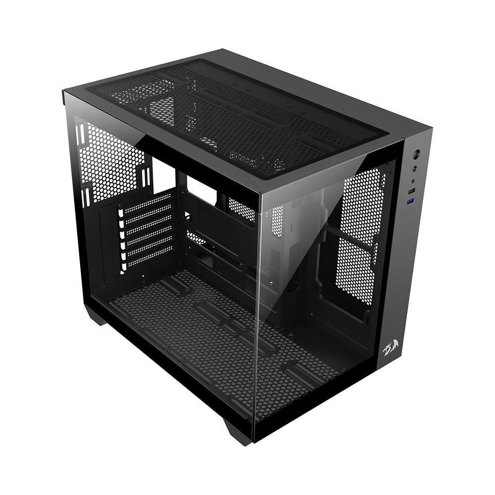 Gabinete Gamer Redragon Wideload Lite, Mid Tower, ATX, Lateral em Vidro Temperado, Preto - CA-604B - view 3