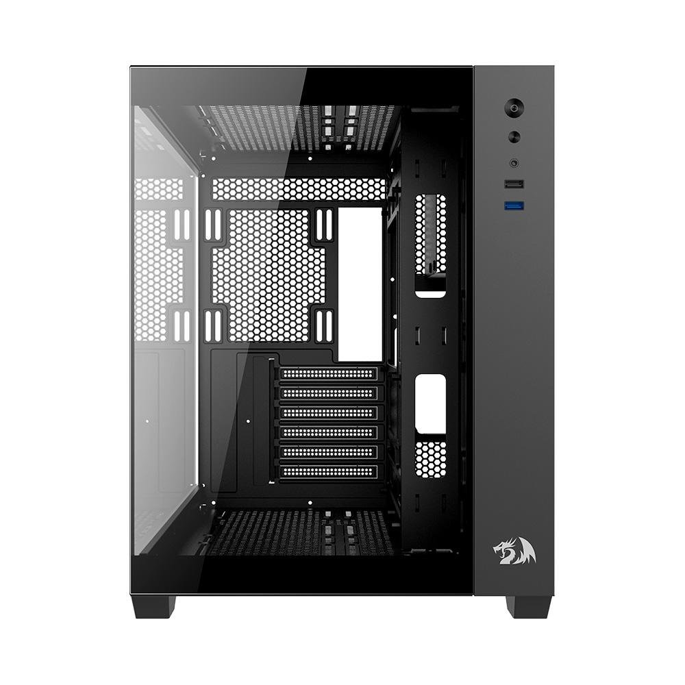 Gabinete Gamer Redragon Wideload Lite, Mid Tower, ATX, Lateral em Vidro Temperado, Preto - CA-604B - view 4