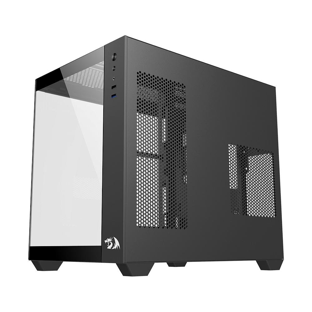 Gabinete Gamer Redragon Wideload Lite, Mid Tower, ATX, Lateral em Vidro Temperado, Preto - CA-604B - view 6