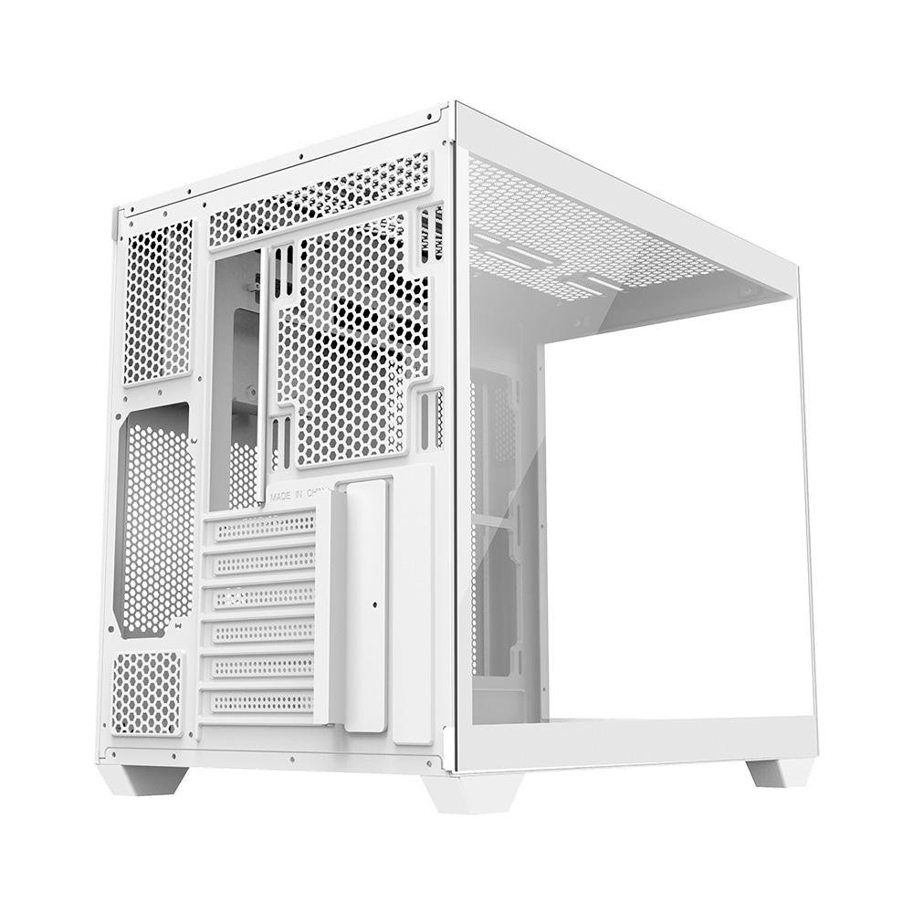 Imagem 6 de 6 do produto Gabinete Gamer Redragon Wideload Lite, Mid Tower, ATX e M-ATX, Lateral e Frontal em Vidro Temperado, Branco - CA-604W