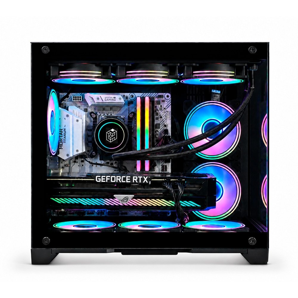 Gabinete Gamer Liketec ( Balão.info) Rock Black, Mini Tower, M-ATX, Frente e Lateral em Vidro, 4 Ventoinhas, Preto - LC-CB3X2-MADROCK-2041 - view 11