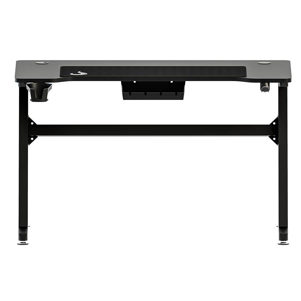 Imagem 5 de 9 do produto Mesa Gamer RGB Rise Mode Desk 08, Suporte para Copos, Suporte para Headset, Preto - RM-TB-08-BK