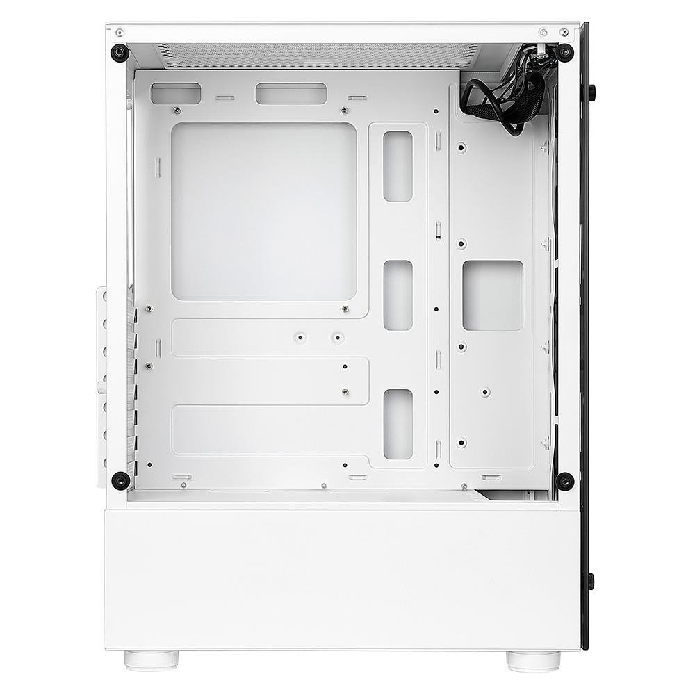 Gabinete Gamer Rise Mode Glass 06x, Mid Tower, ARGB, ATX, Lateral e Frente em Vidro, 6x Fans, Branco - RM-CA-06XW-ARGB - view 9