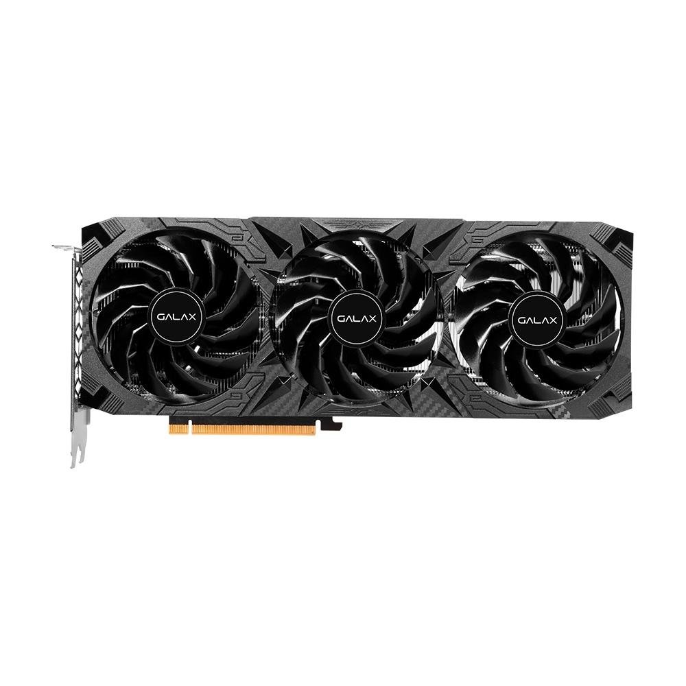 Imagem 2 de 8 do produto Placa de Vídeo RTX 4070 1-Click OC 3X Black PCI-E Galax NVIDIA GeForce, 12GB GDDR6X, DLSS, G-Sync, Ray Tracing, 192 bits - 47NOM7MD7QOC