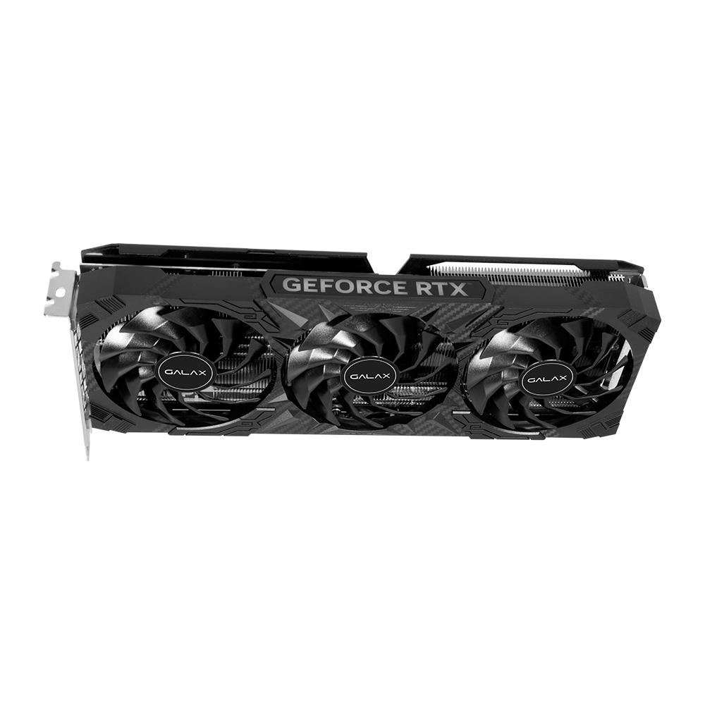 Imagem 5 de 8 do produto Placa de Vídeo RTX 4070 1-Click OC 3X Black PCI-E Galax NVIDIA GeForce, 12GB GDDR6X, DLSS, G-Sync, Ray Tracing, 192 bits - 47NOM7MD7QOC