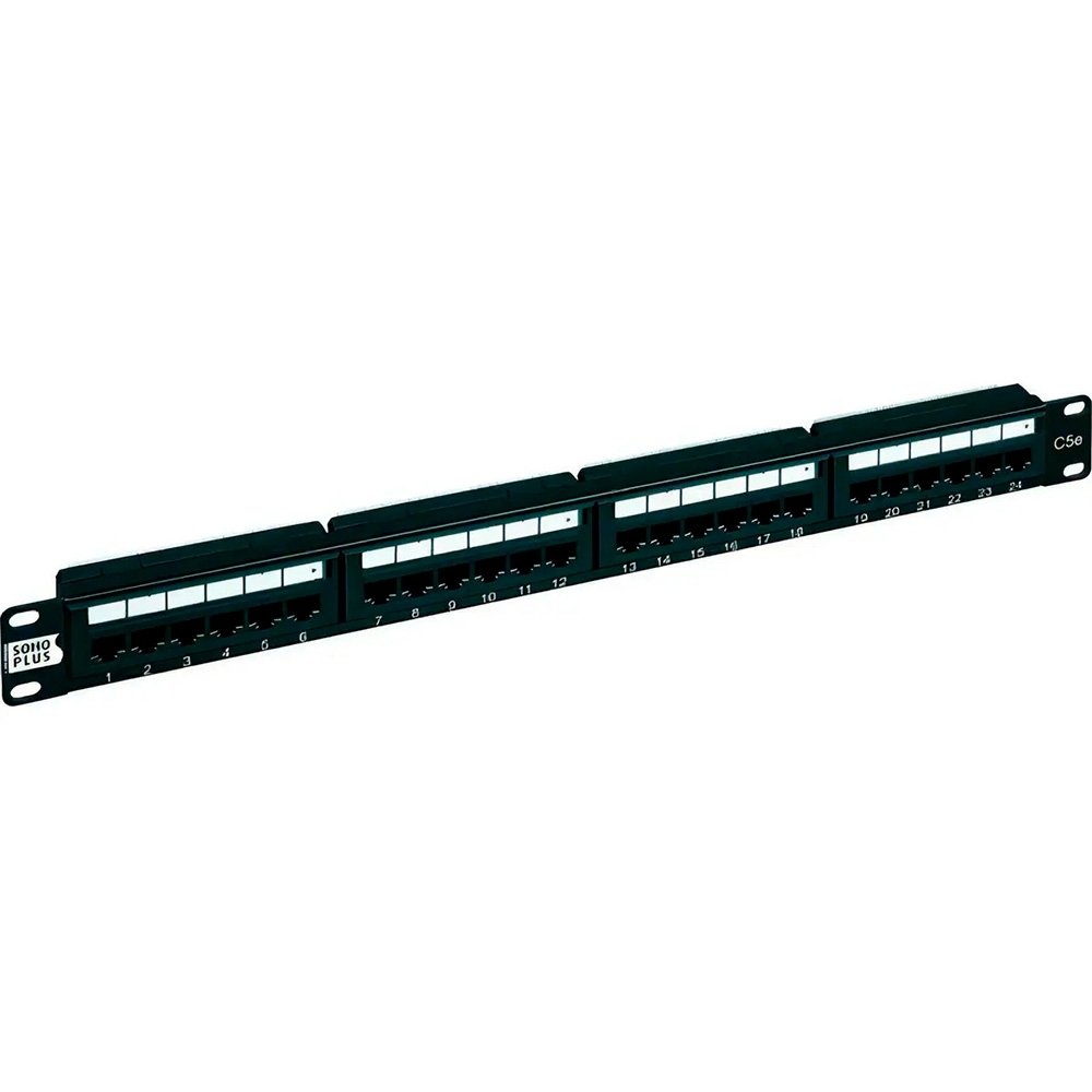 Patch Panel Furukawa T568A/B Soho Plus, CAT.5E, 24 Portas - 35050438 - view 2