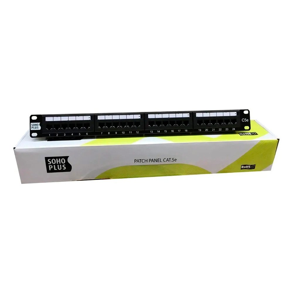 Patch Panel Furukawa T568A/B Soho Plus, CAT.5E, 24 Portas - 35050438 - view 5