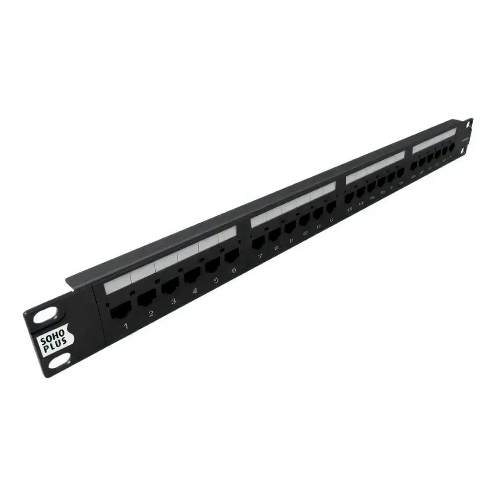 Patch Panel Furukawa T568A/B Soho Plus, CAT.6, 24 Portas - 35050439 - view 3
