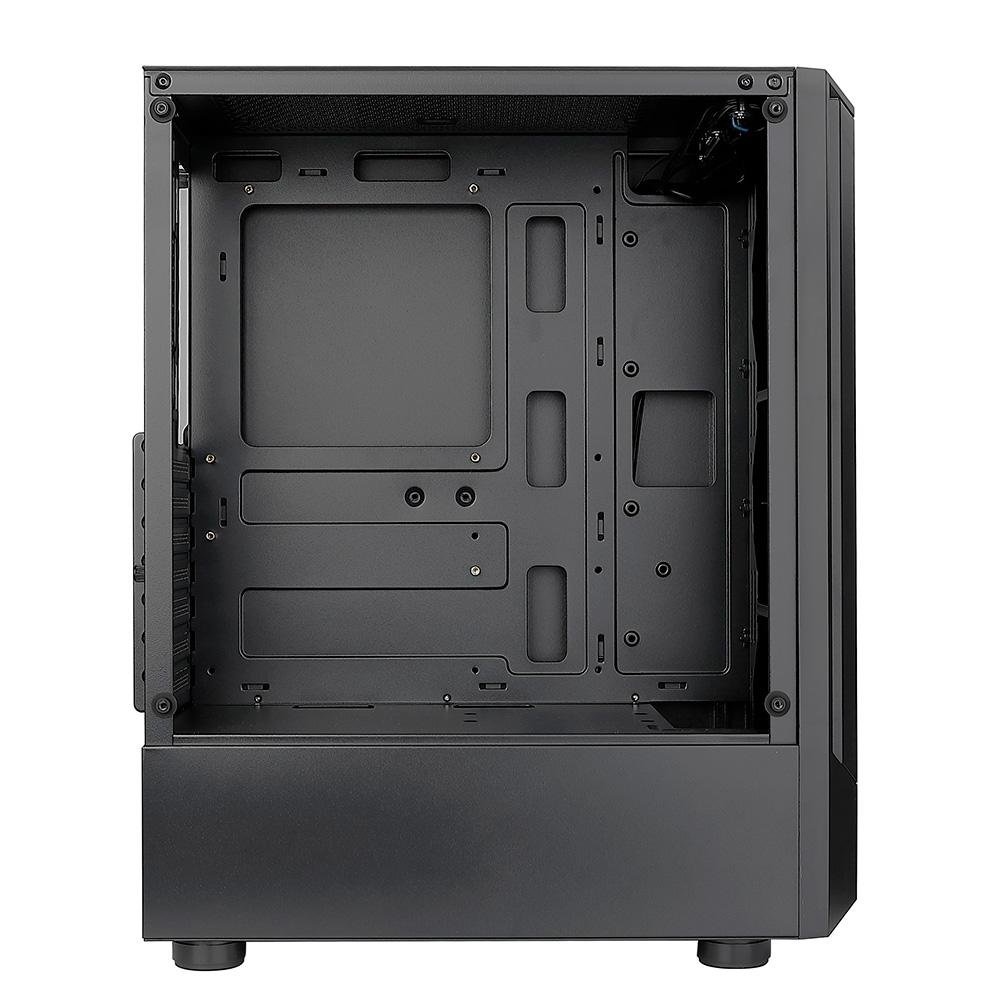 Gabinete Gamer Rise Mode Wave Black, Mid Tower, Lateral em Vidro Fumê, ARGB, ATX, 3 Cooler Fan ARGB, Preto - RM-WA-FB-ARGB - view 5
