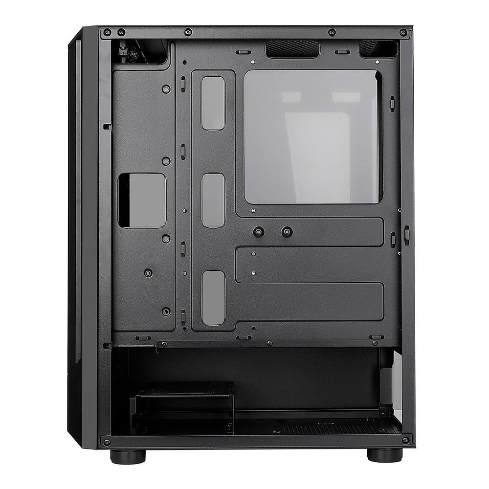 Gabinete Gamer Rise Mode Wave Black, Mid Tower, Lateral em Vidro Fumê, ARGB, ATX, 3 Cooler Fan ARGB, Preto - RM-WA-FB-ARGB - view 6