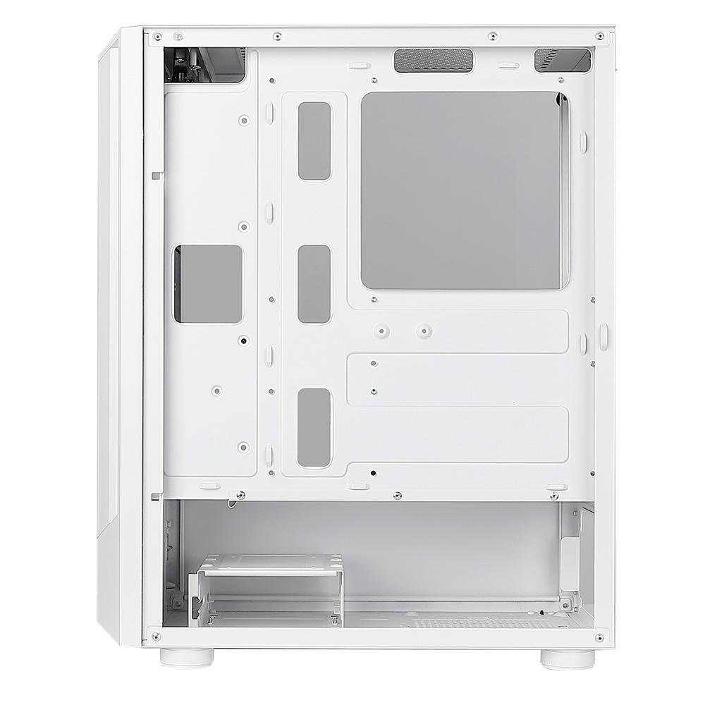 Imagem 10 de 11 do produto Gabinete Gamer Rise Mode Wave White, Mid Tower, Lateral em Vidro Fumê, ARGB, ATX, 3 Cooler Fan ARGB, Branco - RM-WA-BW-ARGB