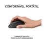 Mouse Sem Fio Logitech M240, Bluetooth, Clique Silencioso, Design Ambidestro Compacto, Grafite - 910-007113
