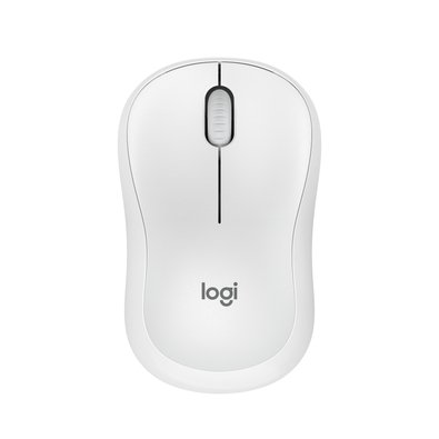 Mouse Sem Fio Logitech M240, Bluetooth, Clique Silencioso, Design Ambidestro Compacto, Branco - 910-007116