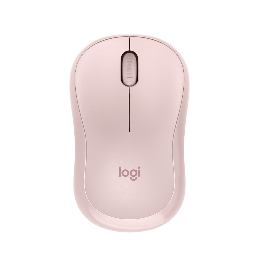 Mouse Sem Fio Logitech M240, Bluetooth, Clique Silencioso, Design Ambidestro Compacto, Rosa - 910-007117