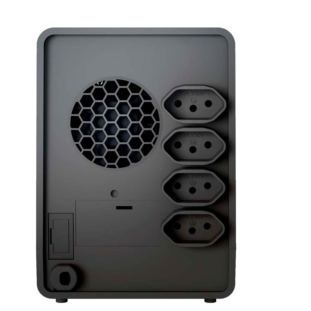 Nobreak SMS Lite, 600VA, 4 Tomadas, Entrada Bivolt e Saida 115V - ( Balão.info - foto 3