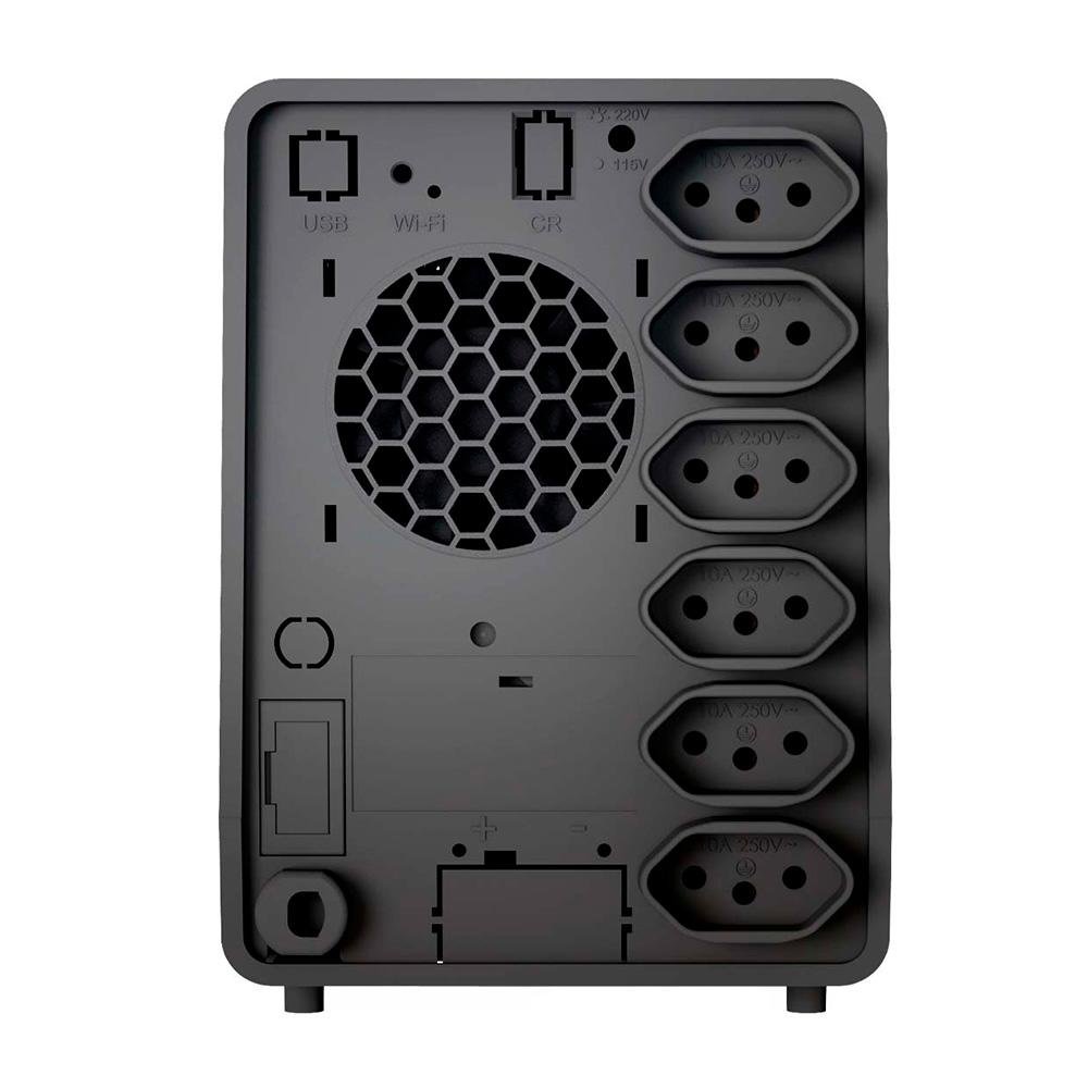 Nobreak SMS Lite 1200S, 1200VA, 220V, Autonomia de 55Min, Preto - ( Balão.info - foto 3