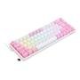 Teclado Mecânico Gamer Redragon Castor, RGB, Switch Blue, ABNT2, Branco e Rosa - K631WP-RGB (PT-BLUE)
