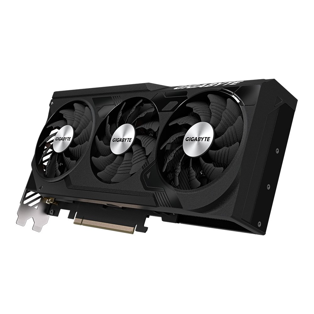 Imagem 4 de 8 do produto Placa de Vídeo RTX 4070 Windforce OC 12G Gigabyte NVIDIA GeForce, 12GB, GDDR6X, 192bits, DLSS, Ray Tracing - GV-N4070WF3OC-12GD