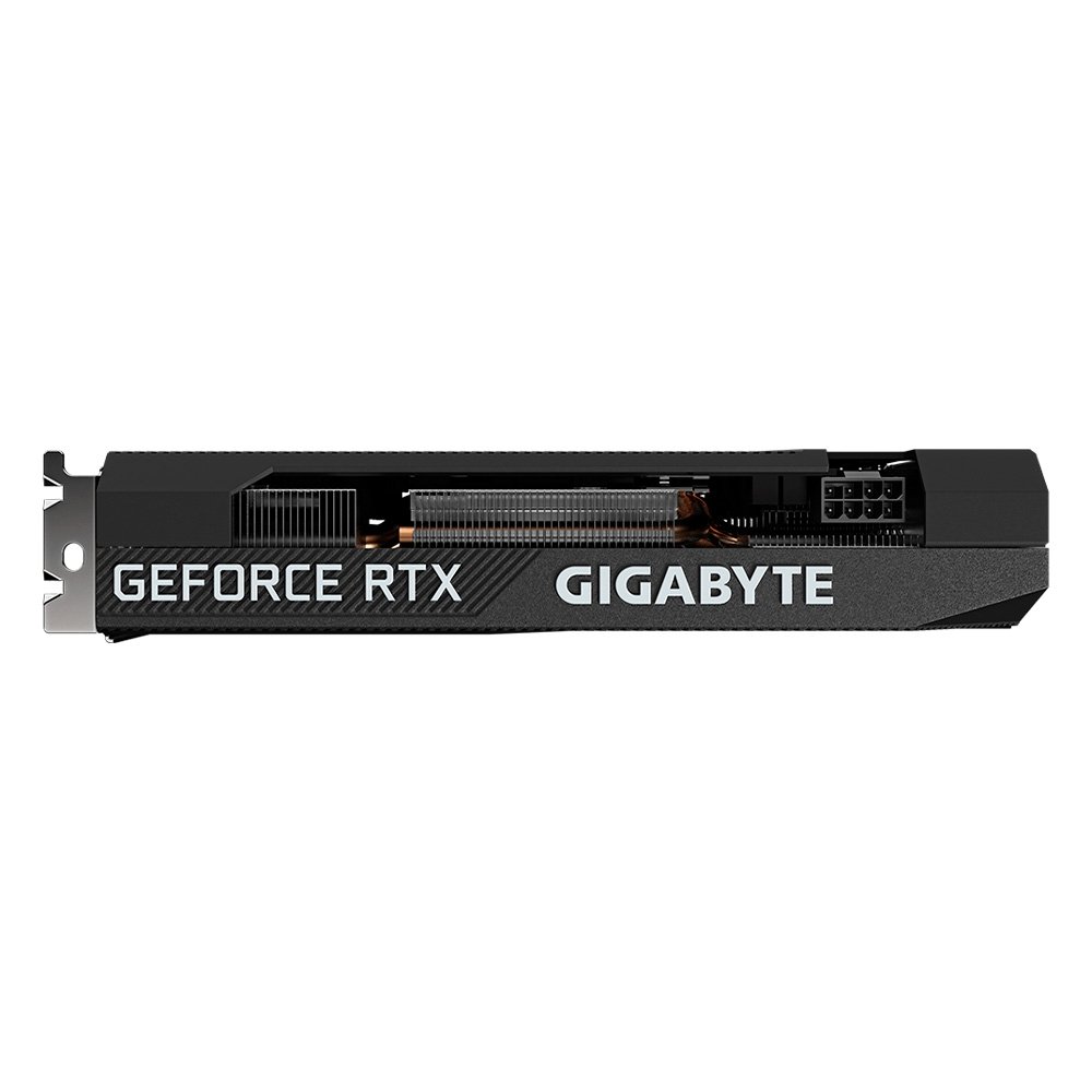 Imagem 6 de 7 do produto Placa de Vídeo RTX 3060 Windforce OC 12G (rev. 2.0) Gigabyte NVIDIA GeForce, 12GB GDDR6, 192bits, Ray Tracing - GV-N3060WF2OC-12GD