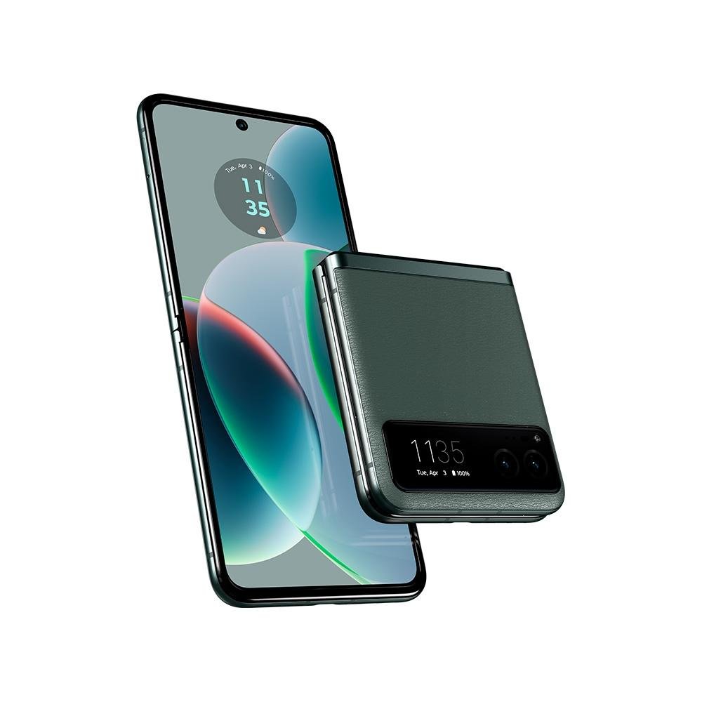Smartphone Motorola Razr 40, 5G, 256GB, 8GB RAM, Octa Core, Câmera 64MP OIS + 13MP, Tela Dobrável de 6.9, Verde Sálvia - PAYA0018BR Smartphone Motorola Razr 40, 5G, 256GB, 8GB RAM, Octa Core, Câmera 64MP OIS + 13MP, Tela Dobrável de 6.9, Verde Sálvia - PAYA0018BR