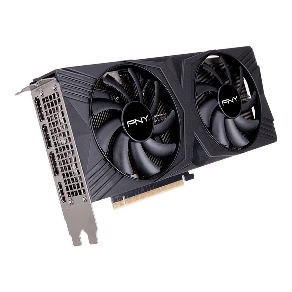Placa de Video RTX 4060 TI PNY NVIDIA GeForce Verto Dual Fan, 16GB GDDR6, DLSS, Ray Tracing, G-Sync - VCG4060T16DFXPB1 Placa de Video RTX 4060 TI PNY NVIDIA GeForce Verto Dual Fan, 16GB GDDR6, DLSS, Ray Tracing, G-Sync - VCG4060T16DFXPB1