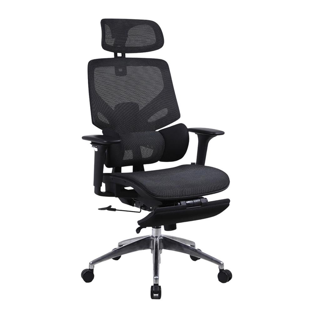 Cadeira Office XT-Office Presidente NR17, Até 130kg, Braço 4D, Ajustável, Preto - XTO-008