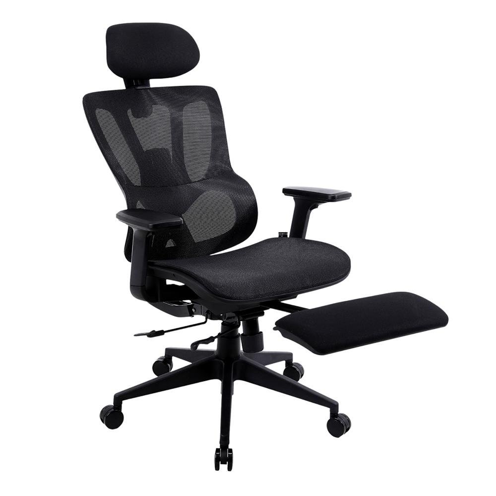 Cadeira Office XT-Office Presidente NR17, Até 130kg, Braço 4D, Ajustável, Preto - XTO-009 - view 3