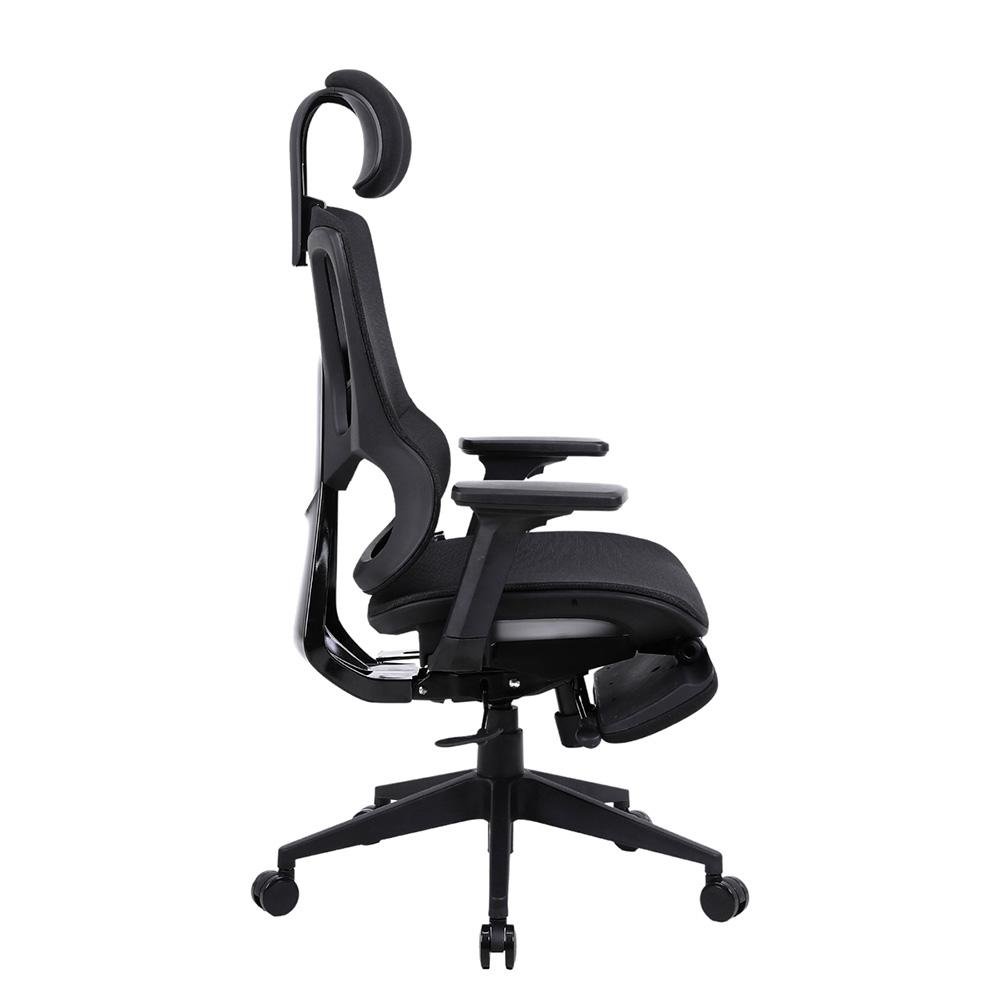 Cadeira Office XT-Office Presidente NR17, Até 130kg, Braço 4D, Ajustável, Preto - XTO-009 - view 4