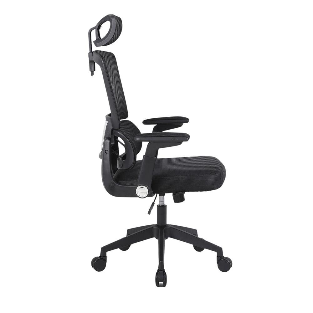 Cadeira Office XT-Office Presidente NR17, Até 100kg, Nylon, Ajuste de Altura, Preto - XTO-010 - view 3