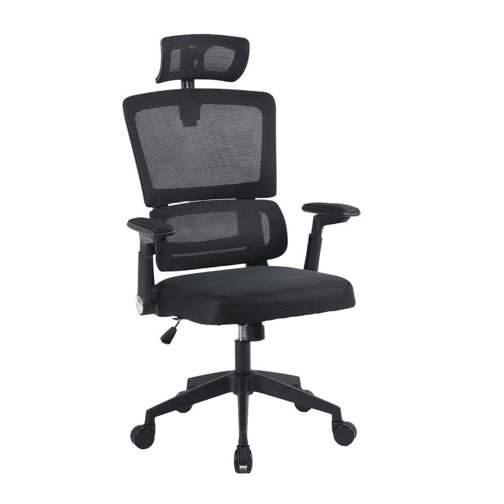 Cadeira Office XT-Office Presidente NR17, Até 100kg, Nylon, Ajuste de Altura, Preto - XTO-010 - view 2