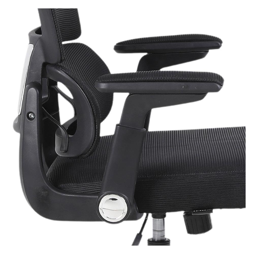 Cadeira Office XT-Office Presidente NR17, Até 100kg, Nylon, Ajuste de Altura, Preto - XTO-010 - view 6