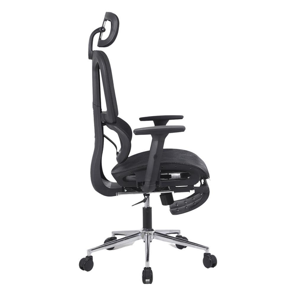 Cadeira Office XT-Office Presidente NR17, Até 120kg, Reclinável, Nylon, Preto - XTO-011 - view 3