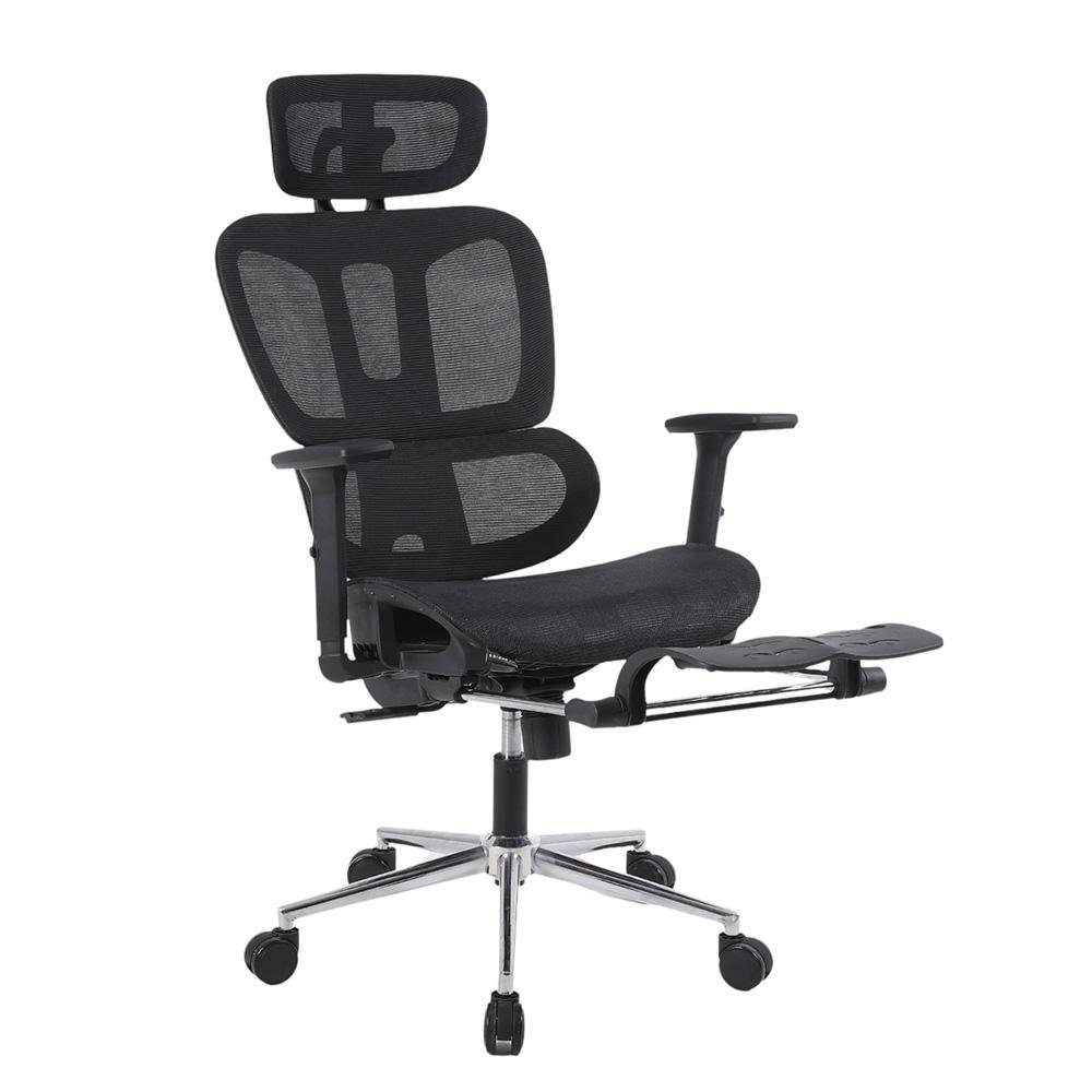 Cadeira Office XT-Office Presidente NR17, Até 120kg, Reclinável, Nylon, Preto - XTO-011 - view 6