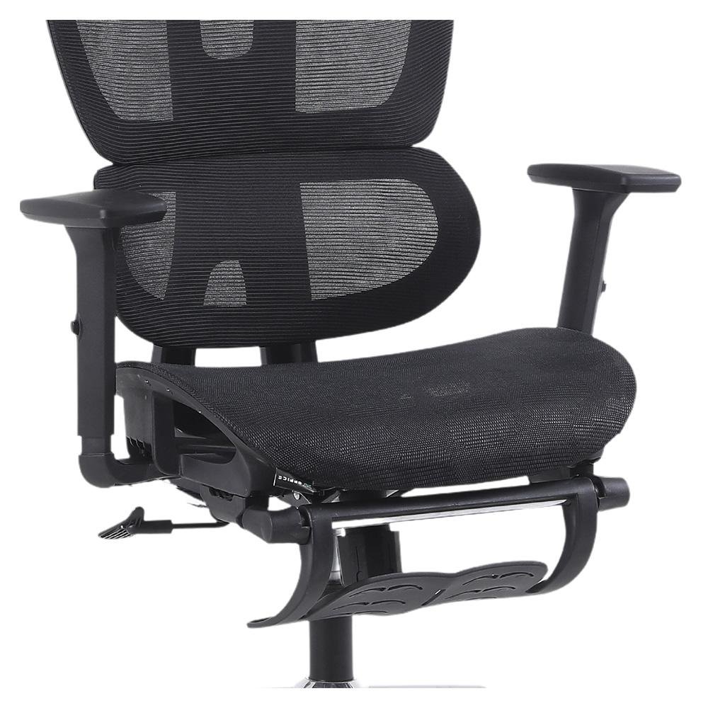 Cadeira Office XT-Office Presidente NR17, Até 120kg, Reclinável, Nylon, Preto - XTO-011 - view 8