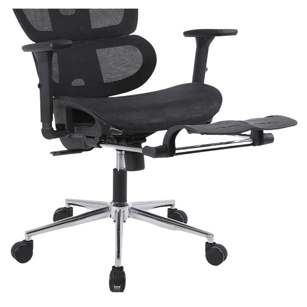 Cadeira Office XT-Office Presidente NR17, Até 120kg, Reclinável, Nylon, Preto - XTO-011 - view 9