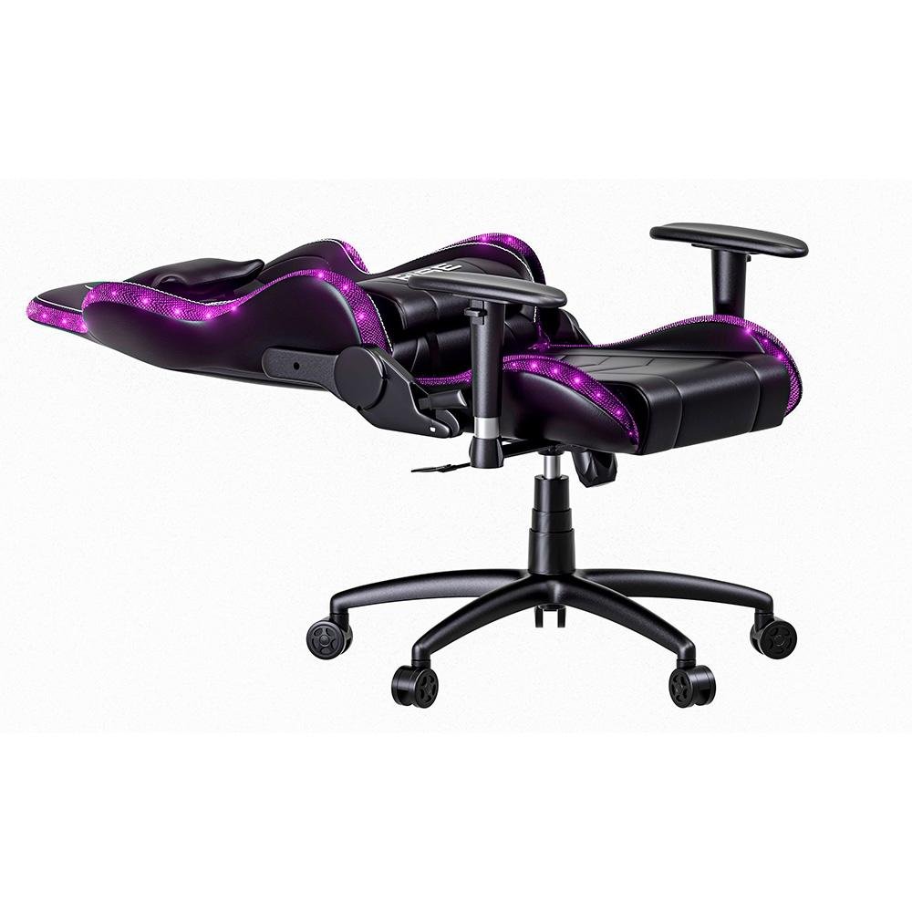 Cadeira Gamer Rise Mode Z6, Ângulo Ajustável, Braço 2D, ARGB, Preto - RM-CG-06-BK-RGB - view 5