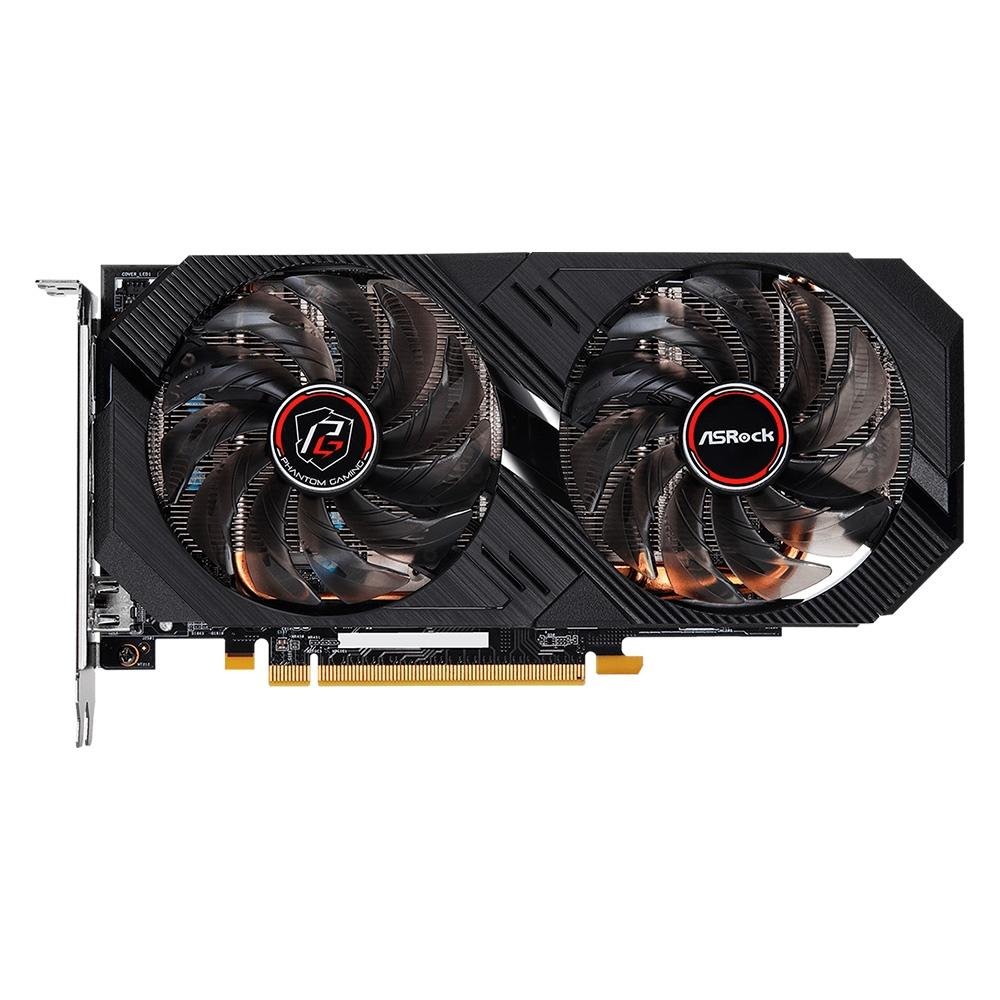 Imagem 2 de 4 do produto Placa de Vídeo RX 570 Phantom Gaming Elite ASRock AMD Radeon, 8GB GDDR5, HDR, FreeSync - 90-GA2PZZ-00UANF