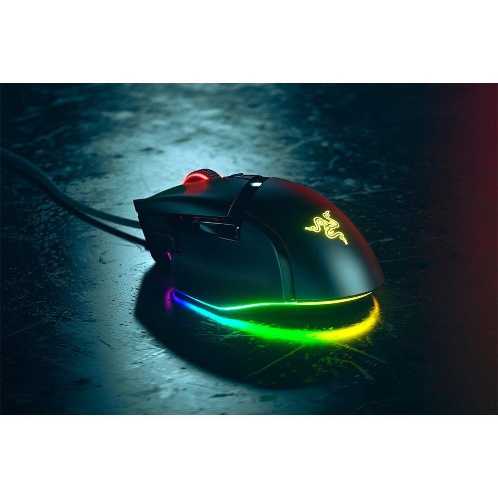 Mouse Gamer Razer Basilisk V3, RGB Chroma, 26000 DPI, Optical Switch, 11 Botões, Preto - RZ01-04000100-R3U1 Mouse Gamer Razer Basilisk V3, RGB Chroma, 26000 DPI, Optical Switch, 11 Botões, Preto - RZ01-04000100-R3U1