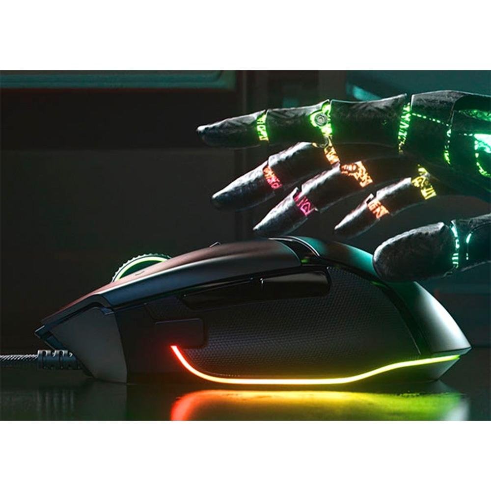 Mouse Gamer Razer Basilisk V3, RGB Chroma, 26000 DPI, Optical Switch, 11 Botões, Preto - RZ01-04000100-R3U1 Mouse Gamer Razer Basilisk V3, RGB Chroma, 26000 DPI, Optical Switch, 11 Botões, Preto - RZ01-04000100-R3U1