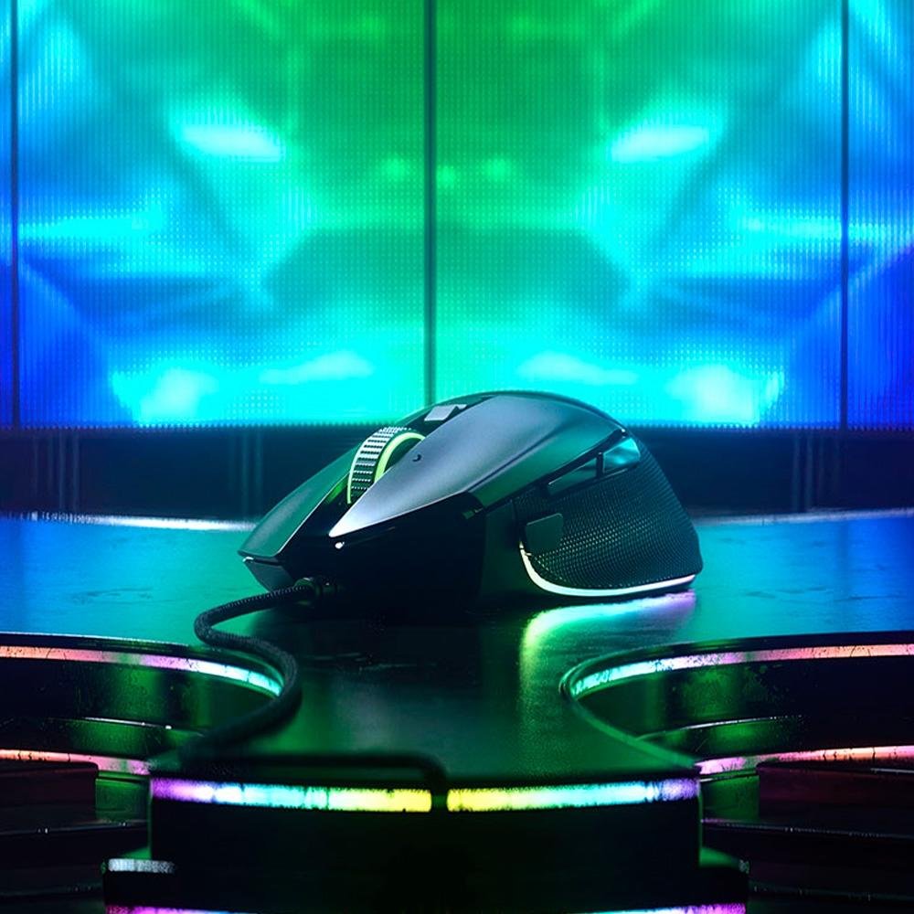 Mouse Gamer Razer Basilisk V3, RGB Chroma, 26000 DPI, Optical Switch, 11 Botões, Preto - RZ01-04000100-R3U1 Mouse Gamer Razer Basilisk V3, RGB Chroma, 26000 DPI, Optical Switch, 11 Botões, Preto - RZ01-04000100-R3U1