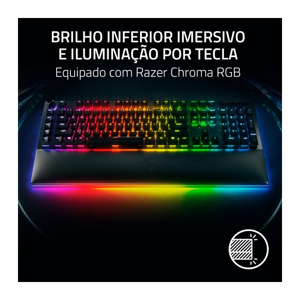 Teclado Gamer ( Balão.info) V4 PRO, com Fio, Chroma RGB, Switch Green, Layout US - RZ03-( Balão.info - foto 3